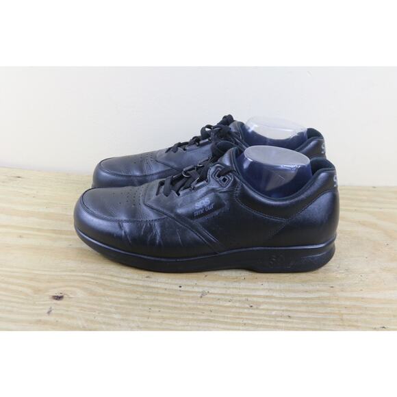 Sas Shoes Mens 12M Black Time Out Walking Orthopedic Casual Comfort - Picture 1 of 7